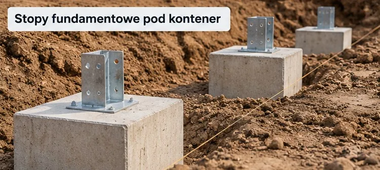 stopy fundamentowe pawilon mieszkalny